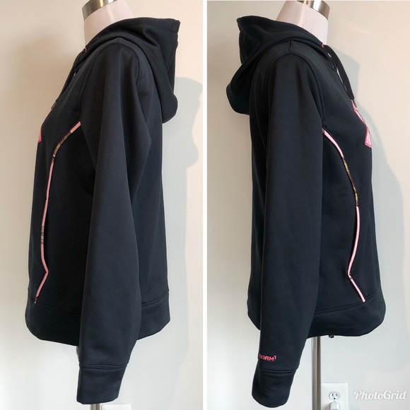 Under Armour Black 1247106 Storm Caliber Hoodie, M - Picture 2 of 15